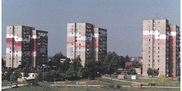 Budynki Mieszkalne Flagowce przy ul. Wojska Polskiego 1973r
