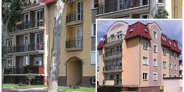 Budynki mieszkalne SM Młodzieżowiec w Zielonej Górze 2005r